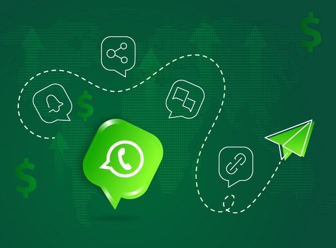 WhatsApp customer communication concept artwork